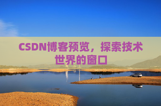 CSDN博客预览，探索技术世界的窗口